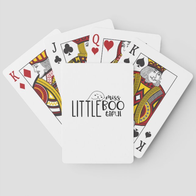 Little Miss Bootiful Retro Classic Playing Cards (Back)