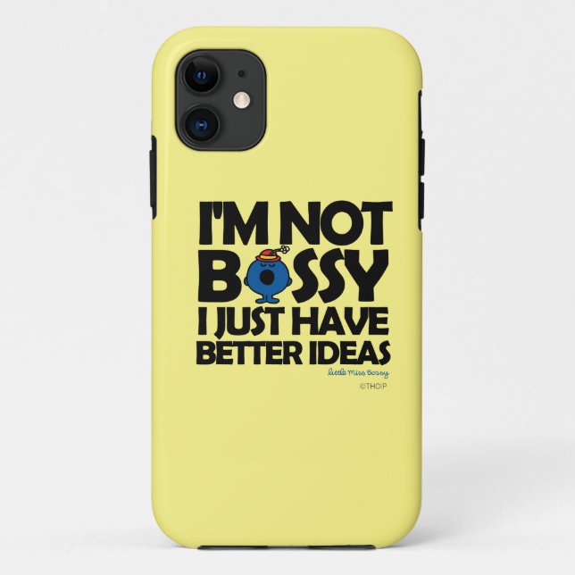 Little Miss Bossy Has Better Ideas Case-Mate iPhone Case (Back)