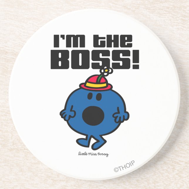 Little Miss Bossy | I'm The Boss Coaster (Front)