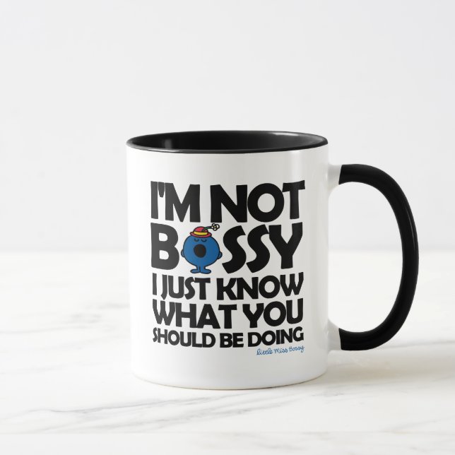 Little Miss Bossy Just Knows Mug (Right)