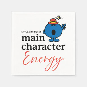 Little Miss Bossy Main Character Energy Napkin