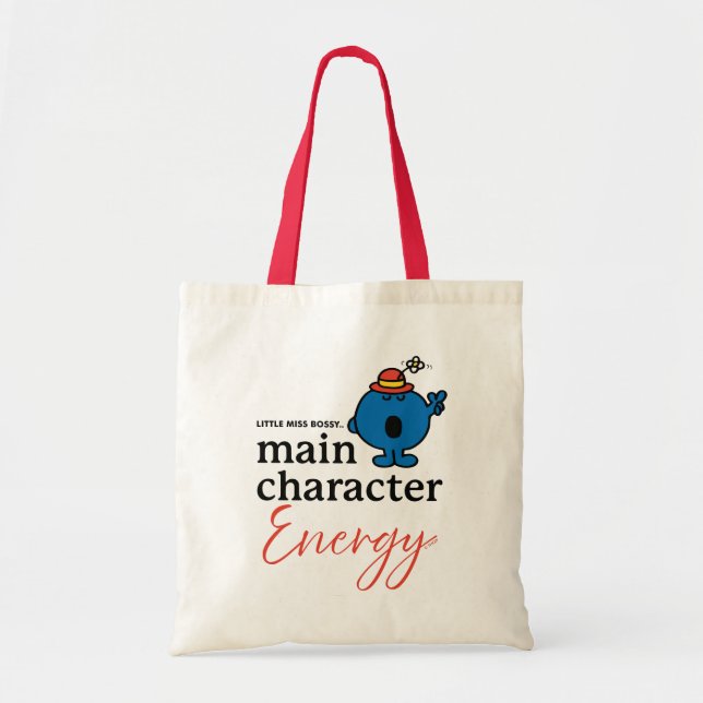 Little Miss Bossy Main Character Energy Tote Bag (Front)