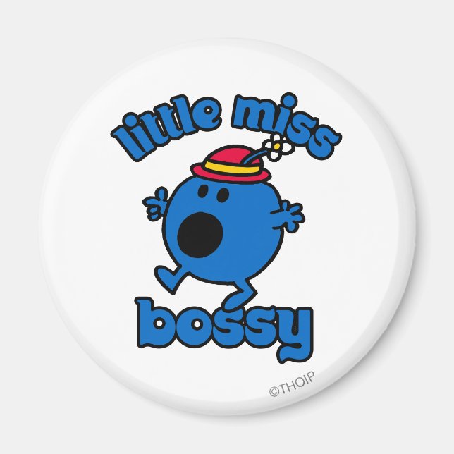 Little Miss Bossy On The Move Magnet (Front)