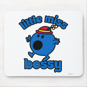 Little Miss Bossy On The Move Mouse Pad