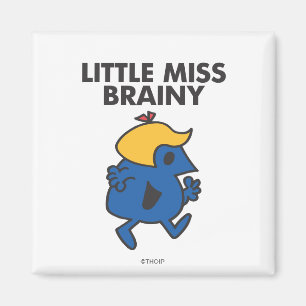 Little Miss Brainy On The Move Magnet