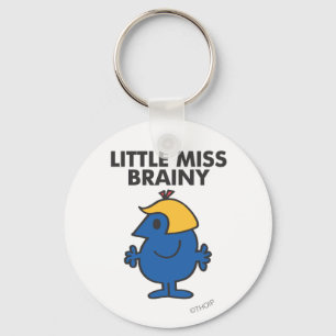 Little Miss Brainy Standing Still Key Ring
