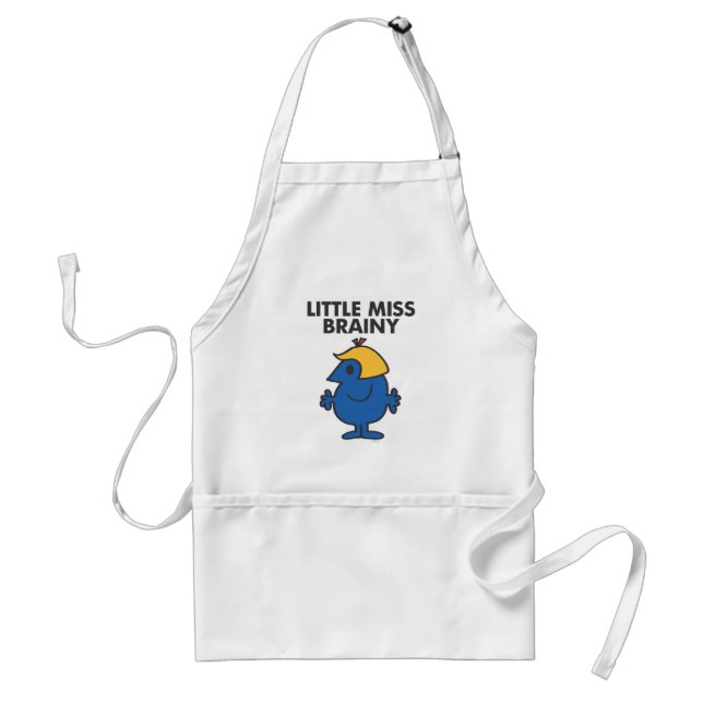 Little Miss Brainy Standing Still Standard Apron (Front)