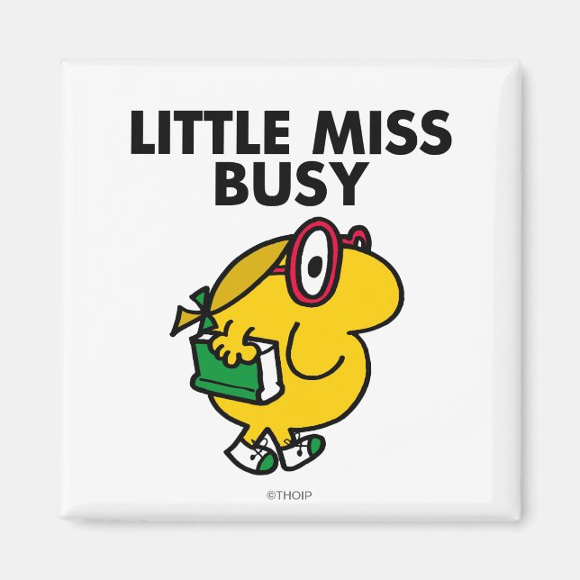 Little Miss Busy | Reading Time Magnet (Front)