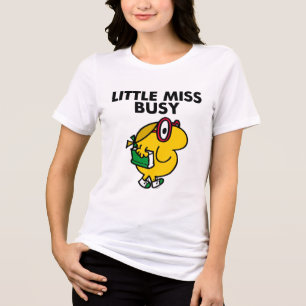 Little Miss Busy Reading Time Tri-Blend Shirt