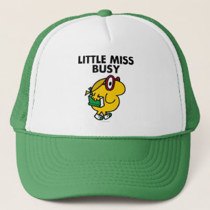 Little Miss Busy Reading Time Trucker Hat