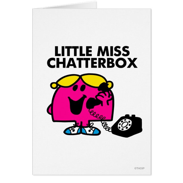 Little Miss Chatterbox & Black Telephone (Front)
