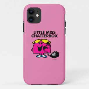 Little Miss Chatterbox & Black Telephone iPhone 11 Case