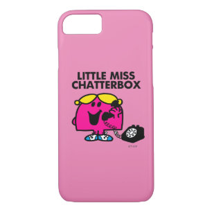 Little Miss Chatterbox & Black Telephone iPhone 8/7 Case