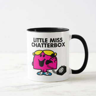 Little Miss Chatterbox & Black Telephone Mug