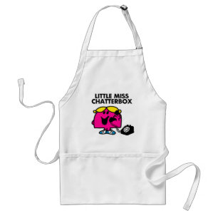 Little Miss Chatterbox & Black Telephone Standard Apron