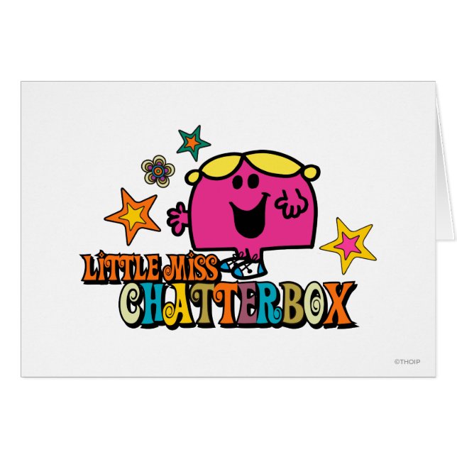 Little Miss Chatterbox & Colourful Stars (Front Horizontal)