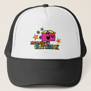 Little Miss Chatterbox & Colourful Stars Trucker Hat