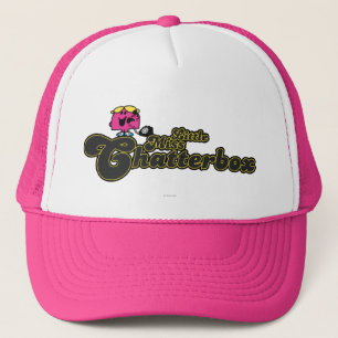 Little Miss Chatterbox Dark Green Lettering Trucker Hat