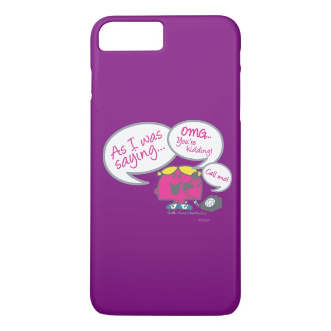 Little Miss Chatterbox & Telephone Case-Mate iPhone Case (Back)