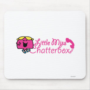 Little Miss Chatterbox   Telephone Cord Lettering Mouse Pad