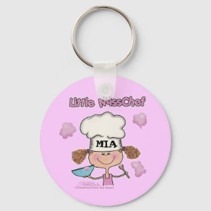 Little Miss Chef Personalise Key Ring