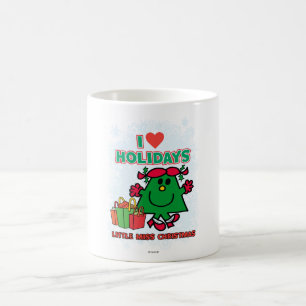 Little Miss Christmas   I Love Holidays Coffee Mug
