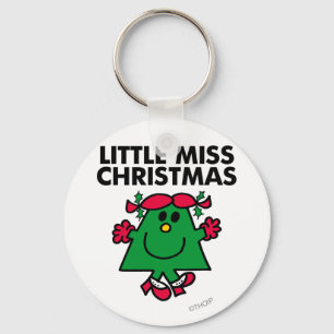Little Miss Christmas Smile Key Ring