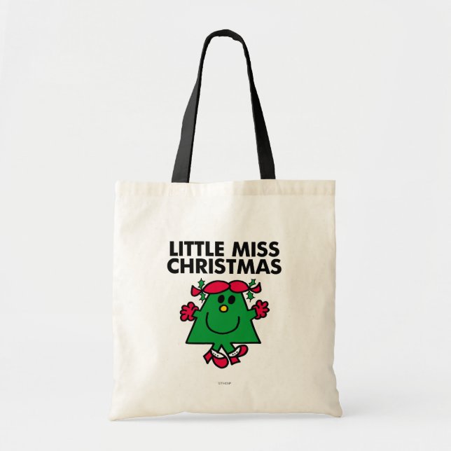 Little Miss Christmas Smile Tote Bag (Front)