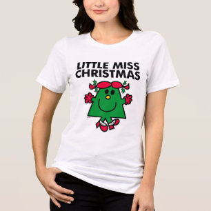 Little Miss Christmas Smile Tri-Blend Shirt