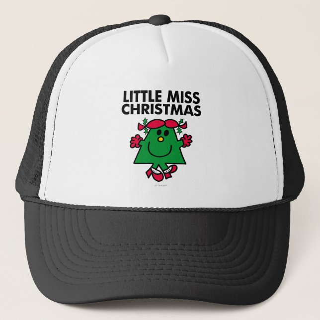 Little Miss Christmas Smile Trucker Hat (Front)