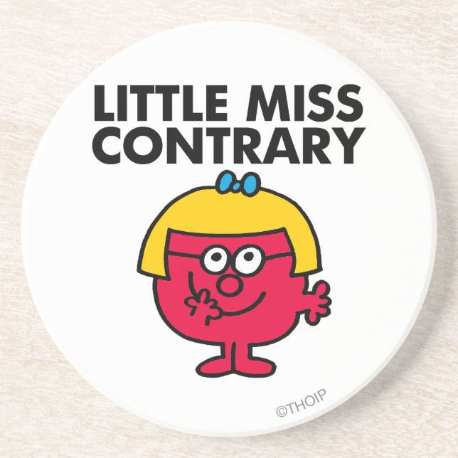 Little Miss Contrary Coaster (Front)