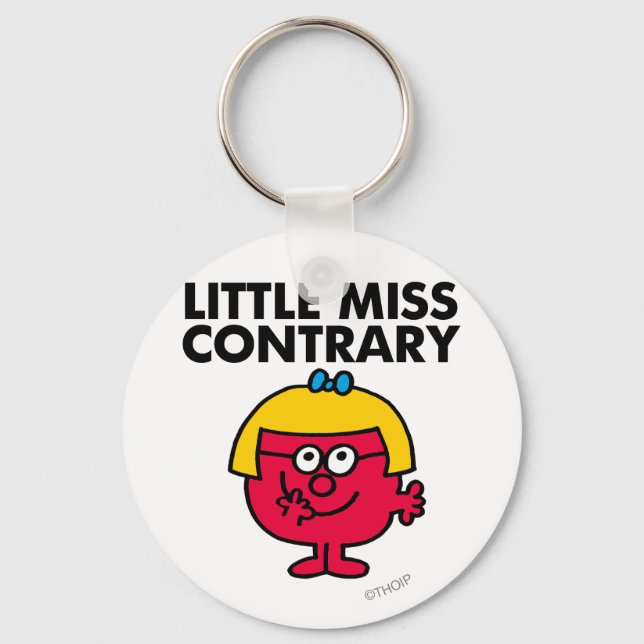 Little Miss Contrary Key Ring (Front)