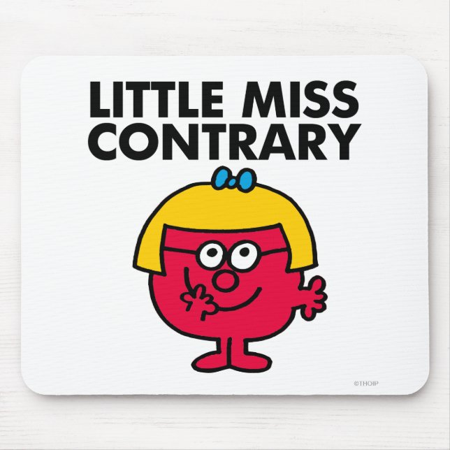 Little Miss Contrary Mouse Pad (Front)