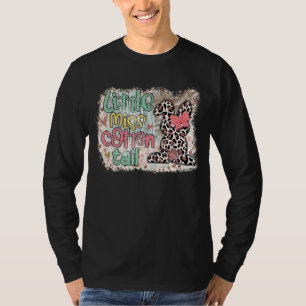 Little Miss Cotton Tail Leopard Bunny Easter Day K T-Shirt