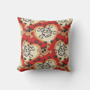 Little Miss Cross And Bones Cushion