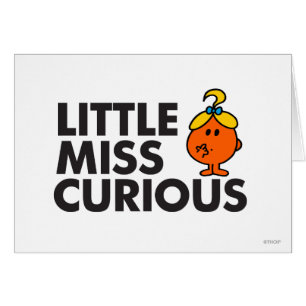 Little Miss Curious Black Lettering