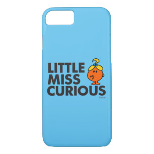 Little Miss Curious   Black Lettering iPhone 8/7 Case