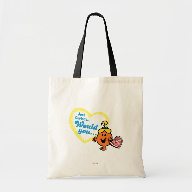 Little Miss Curious Valentine's Day Wish Tote Bag (Front)
