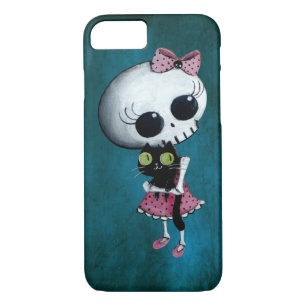 Little Miss Death - Halloween Beauty iPhone 8/7 Case