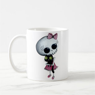 Little Miss Death - Halloween Beauty Coffee Mug