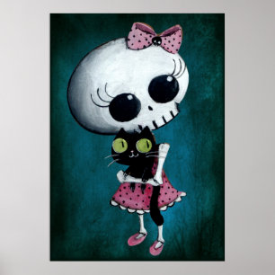 Little Miss Death - Halloween Beauty Poster