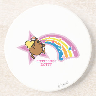 Little Miss Dotty Chasing Rainbows Coaster
