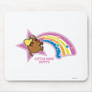 Little Miss Dotty   Chasing Rainbows Mouse Pad