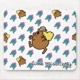 Little Miss Dotty   Colourful Dots Mouse Pad
