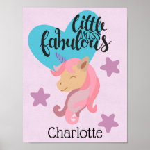 Little Miss Fabulous Unicorn