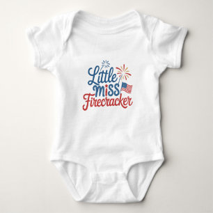 Little Miss Firecracker Baby Bodysuit