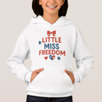 Little Miss Freedom – Cute Patriotic Girl Design