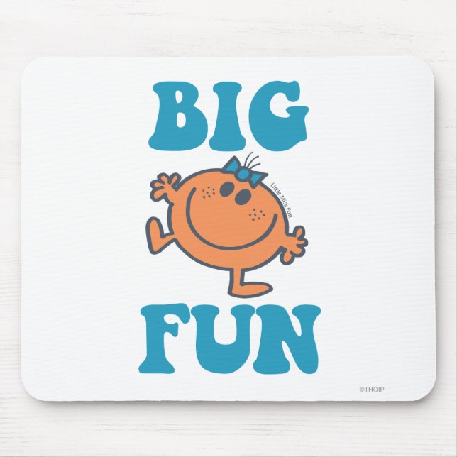 Little Miss Fun | Big Fun Mouse Pad (Front)