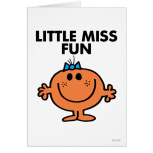 Little Miss Fun Black Lettering