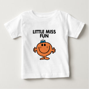 Little Miss Fun Black Lettering Baby T-Shirt